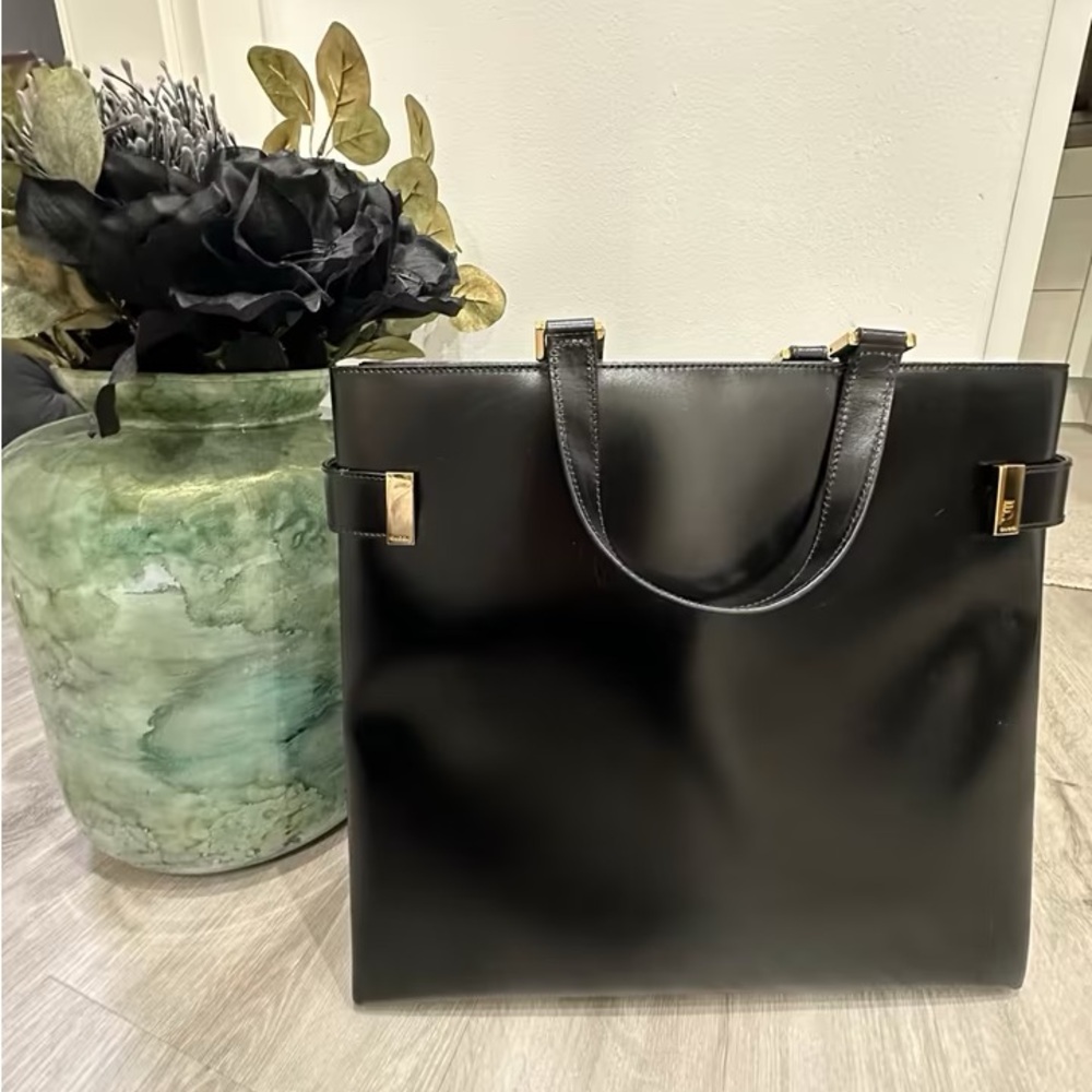 GUCCI TOM FORD Large Leather Snap Bag - Vintage - Picture 6 of 9